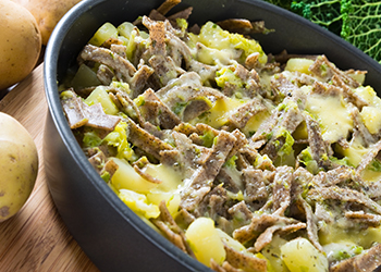 Pizzoccheri, italian homemade pasta. Pizzoccheri, italian homemade pasta.