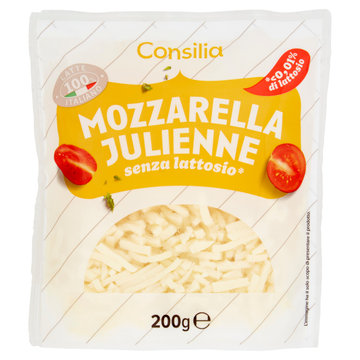 Consilia Mozzarella Julienne s/lattosio 200gr
