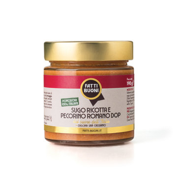 Sugo ricotta e pecorino romano DOP Fatti Buoni 190 g