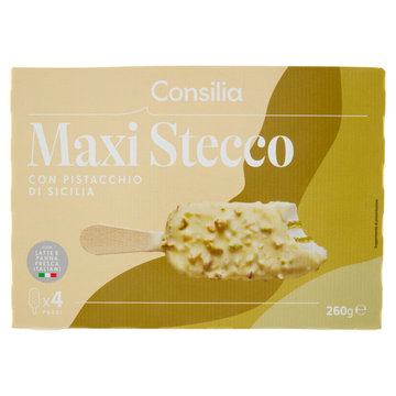 Consilia 4 Gelati Stecco con Pistacchio di Sicilia 260 g