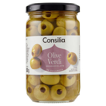 Consilia Olive Verdi Denocciolate in Salamoia 285 g