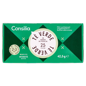 Consilia Saper Scegliere Tè Verde 25 x 1,7 g