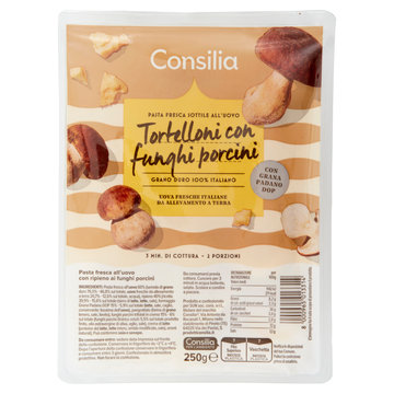 Consilia Tortelloni con Funghi Porcini 250 g