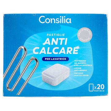 Consilia Anticalcare per Lavatrice Pastiglie 20x16 g