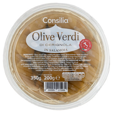 Consilia Olive Verdi di Cerignola in Salamoia 350 g