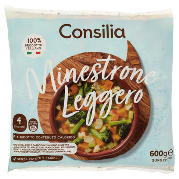 Consilia Minestrone di Verdure Leggero Surgelato 600 g