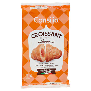 Consilia Croissant con Farcitura di Albicocca 6x50 g