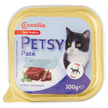 Consilia Petsy Gatto Paté con Tonno e Riso 100 g
