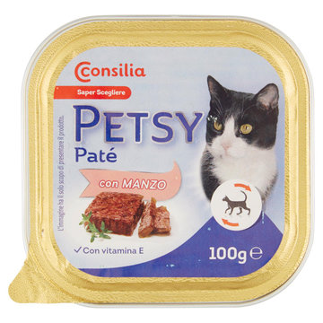 Consilia Petsy Gatto Paté con Manzo 100 g