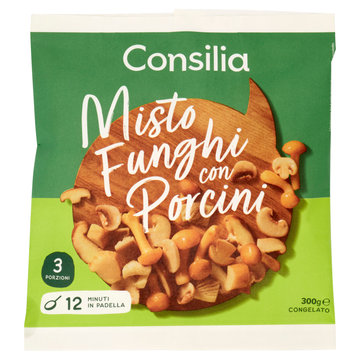 Consilia Misto Funghi con Porcini Congelati 300 g