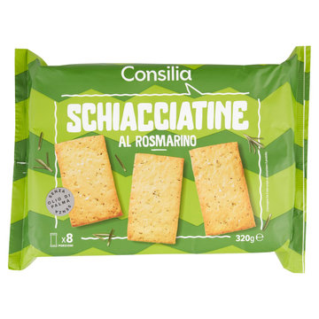 Consilia Schiacciatine al Rosmarino 8x40 g