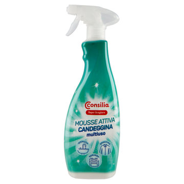 Consilia Mousse Attiva Multiuso con Candeggina Spray 750 ml
