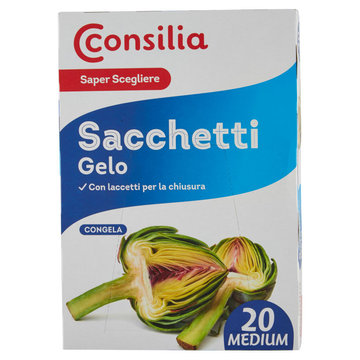 Consilia Saper Scegliere Sacchetti Gelo Medium cm 19x26 20 pz