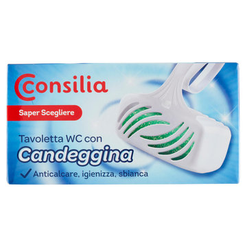 Consilia Saper Scegliere Tavoletta WC con Candeggina 2 x 40 g