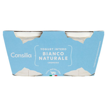 Consilia Yogurt Intero Bianco Naturale 2x125 g