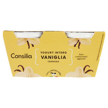 Consilia Yogurt Intero Vaniglia 2x125 g