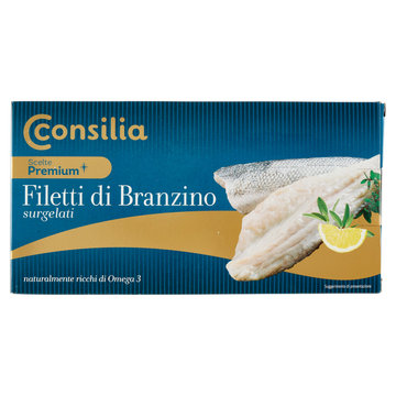 Consilia Scelte Premium Filetti di Branzino Surgelati 250 g