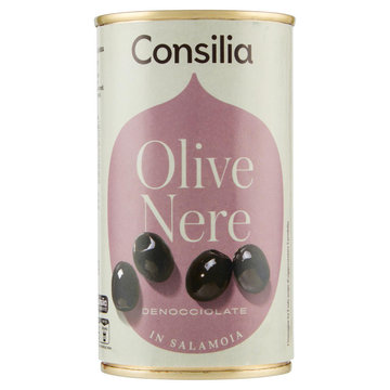 Consilia Olive Nere Denocciolate in Salamoia 350 g