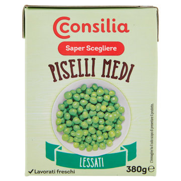 Consilia saper scegliere piselli medi brick 240 gr