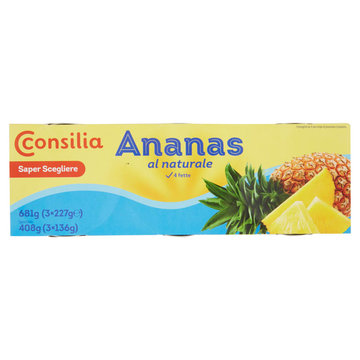 Consilia Saper Scegliere Ananas al naturale 3 x 227 g