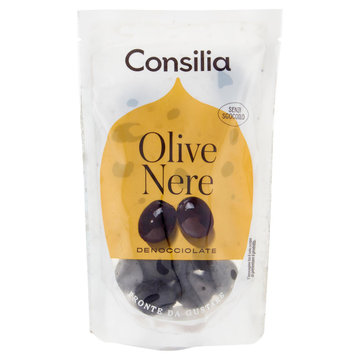 Consilia Olive Nere Denocciolate senza Liquido 75 g