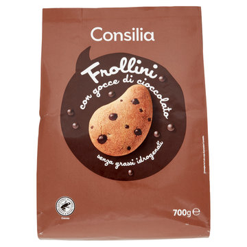 Consilia Frollini con Gocce di Cioccolato Fondente 700 g